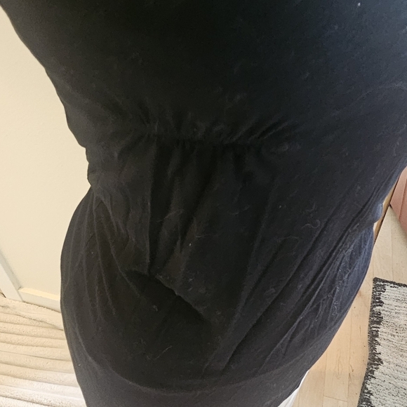 Mossimo Black & Tan Colorblock Maxi Dress Racer Back Size Small - Picture 6 of 8